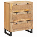 Sideboard Braun 60 x 33 x 75 cm Massivholz Mango