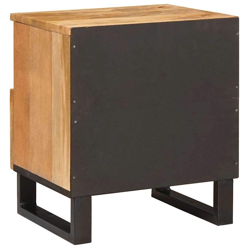 Nachttisch Natur 40 x 33 x 46 cm Massivholz Mango