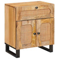 Nachttisch Natur 50 x 33 x 60 cm Massivholz Mango