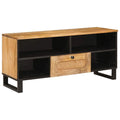 TV-Schränk mit Regal Braun 100 x 33 x 46 cm Massivholz Mango