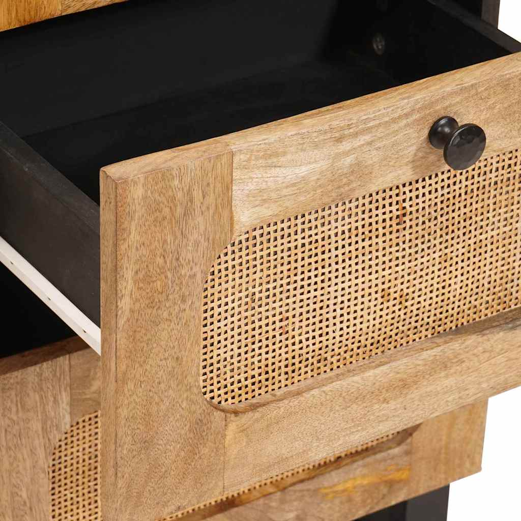 Sideboard mit Schubladen Braun 40 x 33 x 75 cm Massivholz Mango