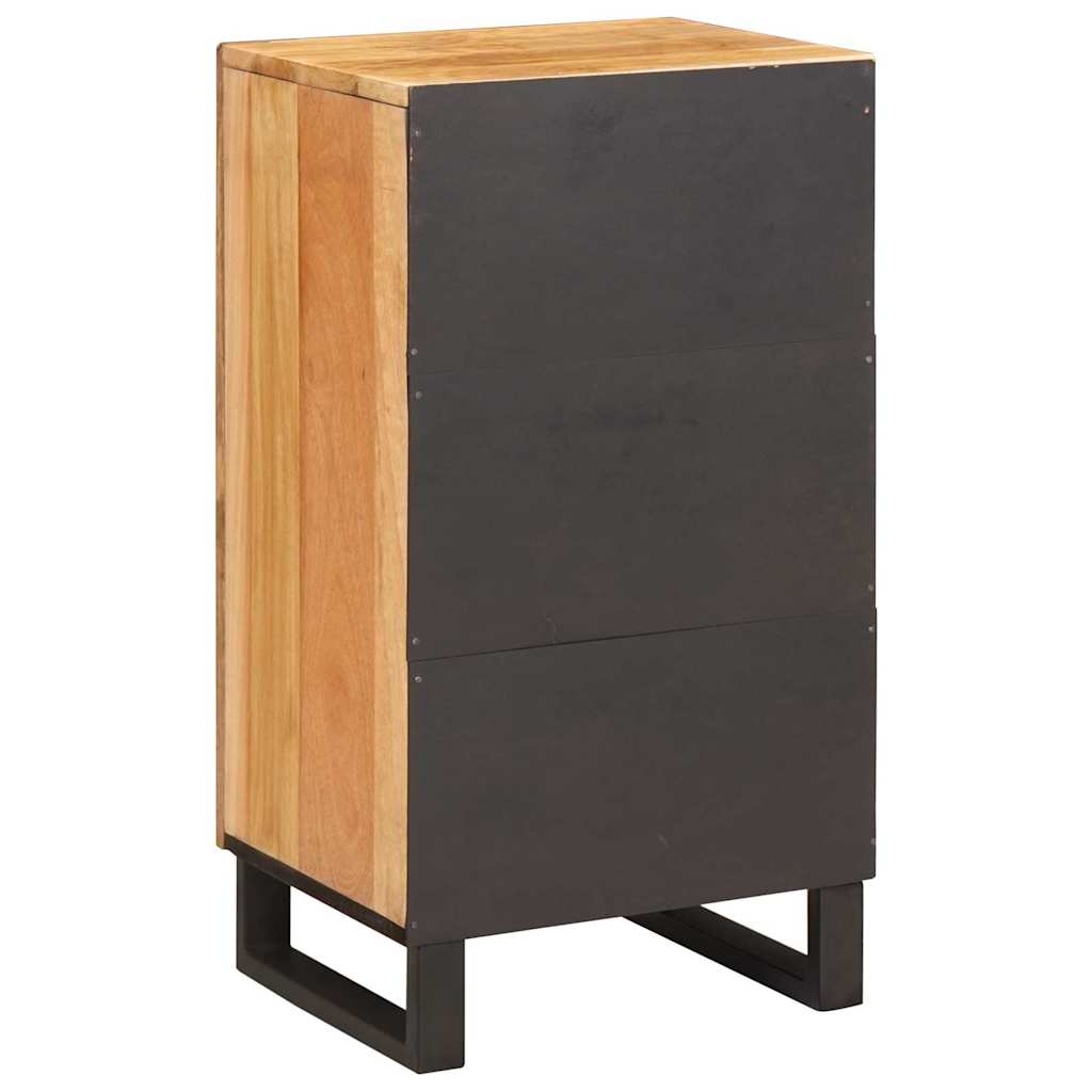 Sideboard mit Speicher Braun 40 x 33 x 75 cm Massivholz Mango