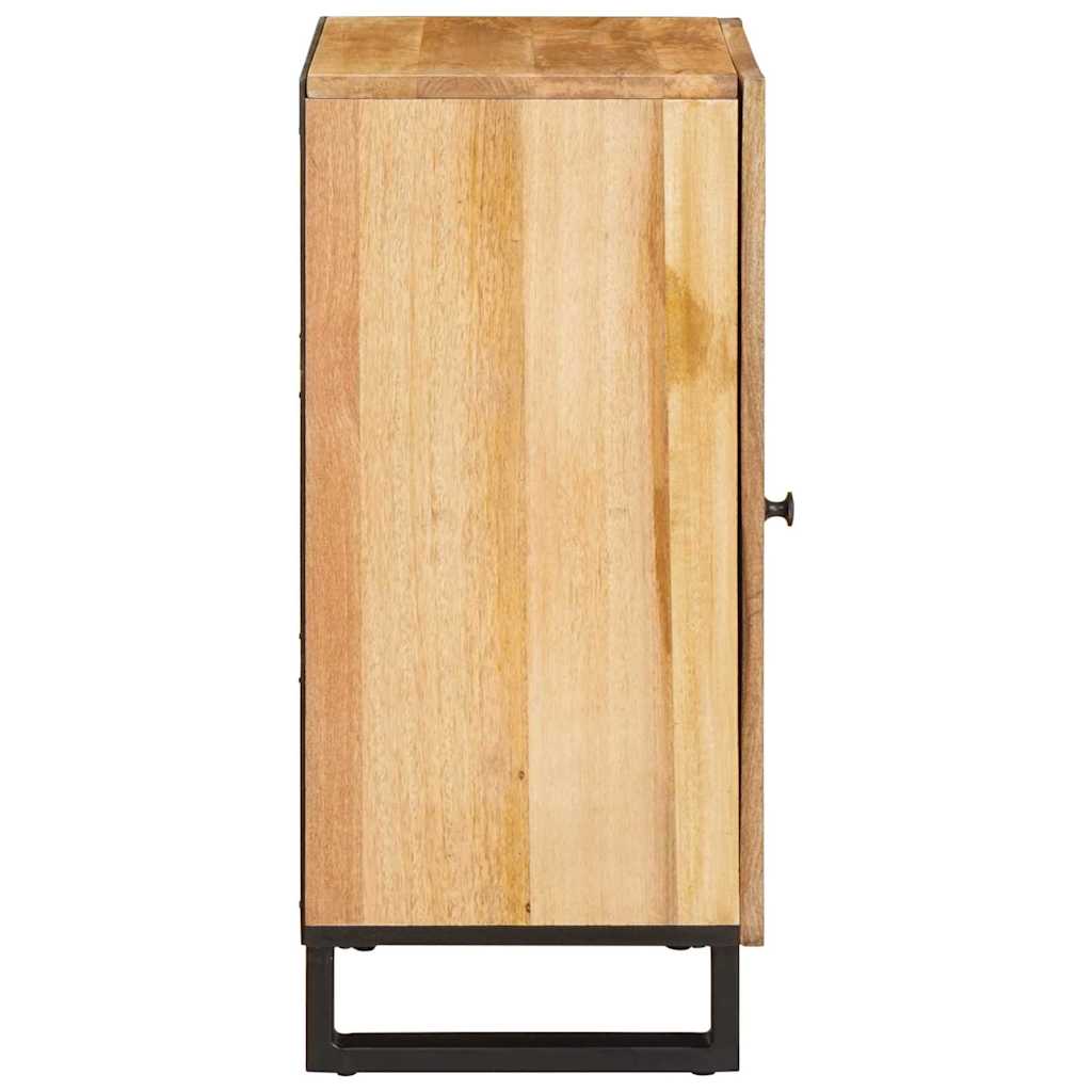 Sideboard mit Speicher Braun 40 x 33 x 75 cm Massivholz Mango