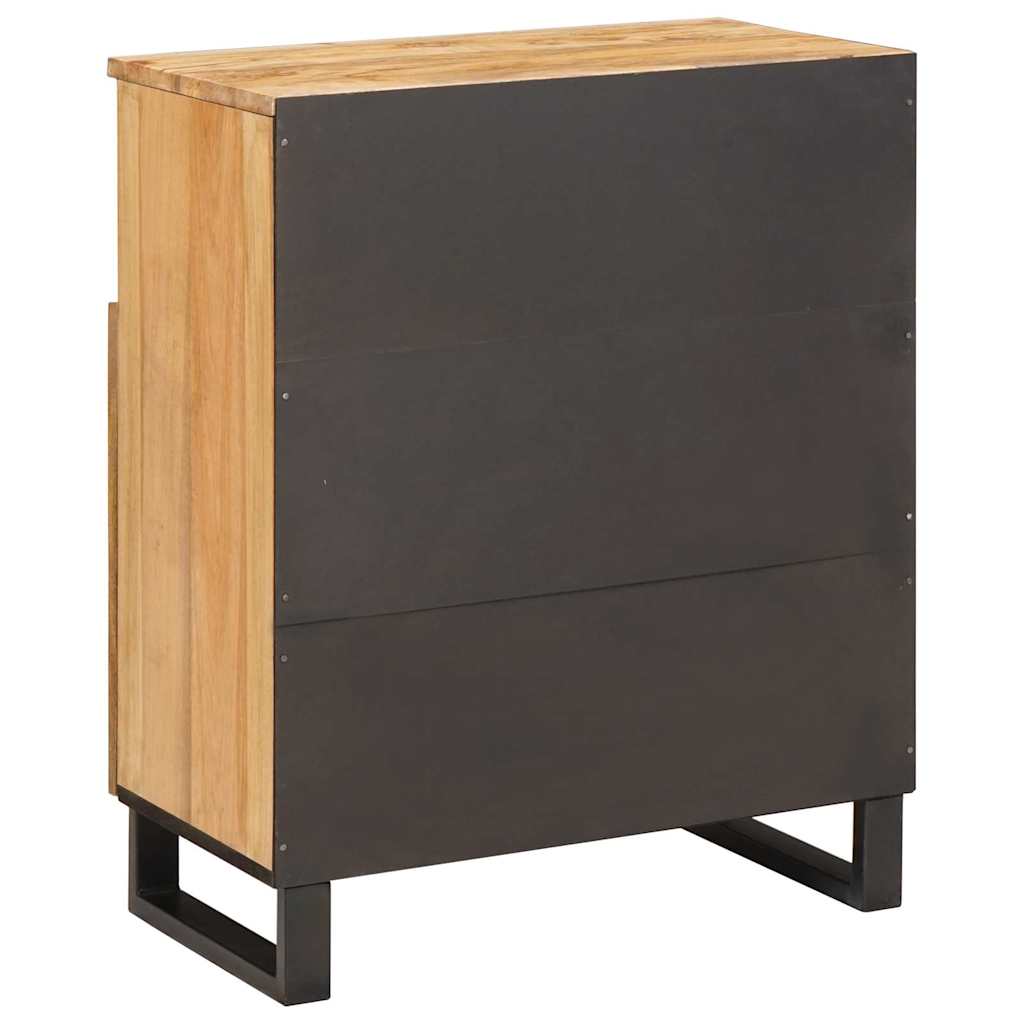 Sideboard mit Speicher Braun 60 x 33 x 75 cm Massivholz Mango