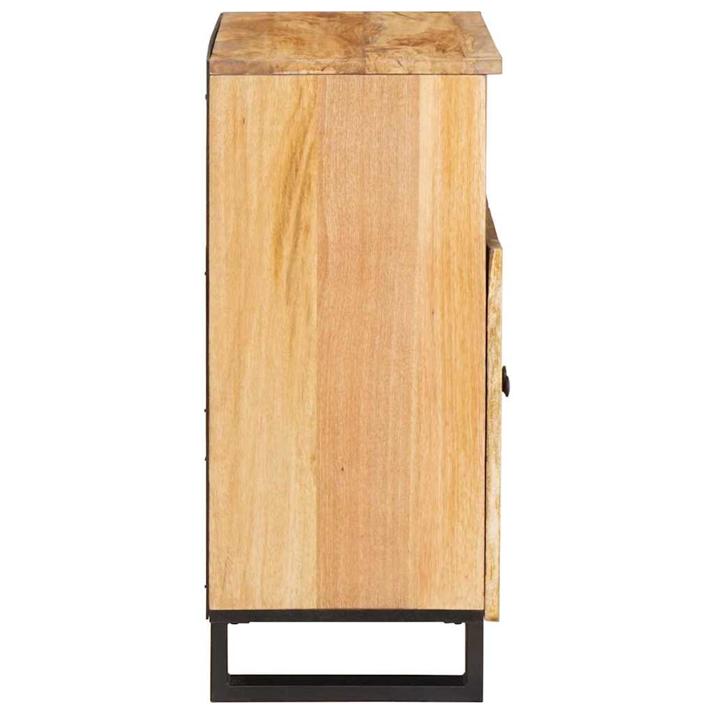 Sideboard mit Speicher Braun 60 x 33 x 75 cm Massivholz Mango