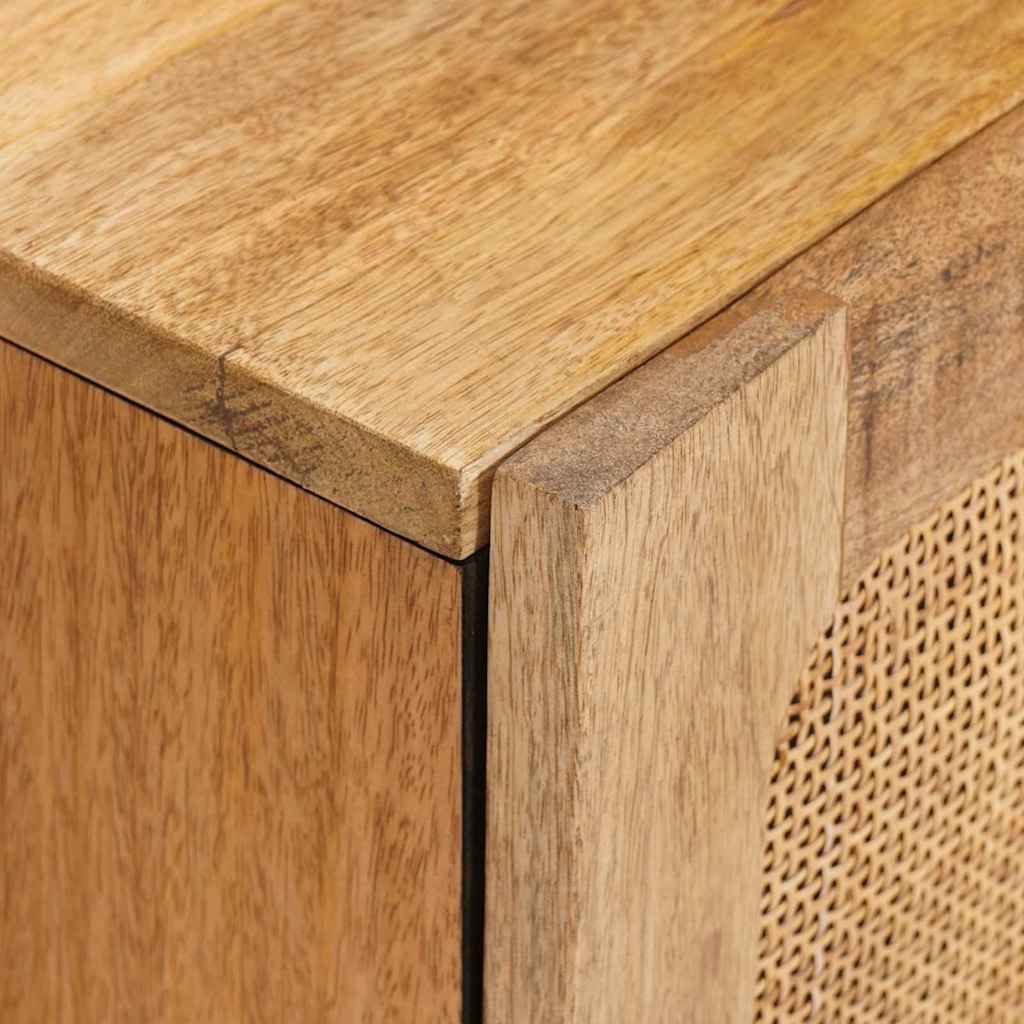 Sideboard mit Speicher Braun 60 x 33 x 75 cm Massivholz Mango