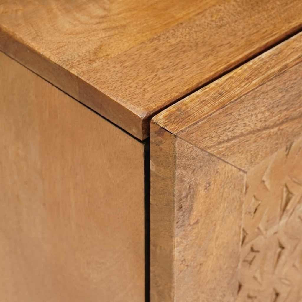 Nachttisch Hellbraun 80 x 50 x 40 cm Holzwerkstoff