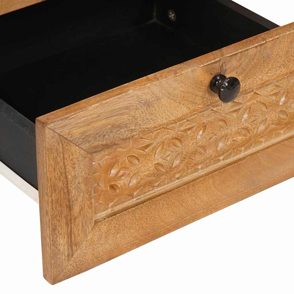 Nachttisch Hellbraun 40 x 33 x 46 cm Holzwerkstoff