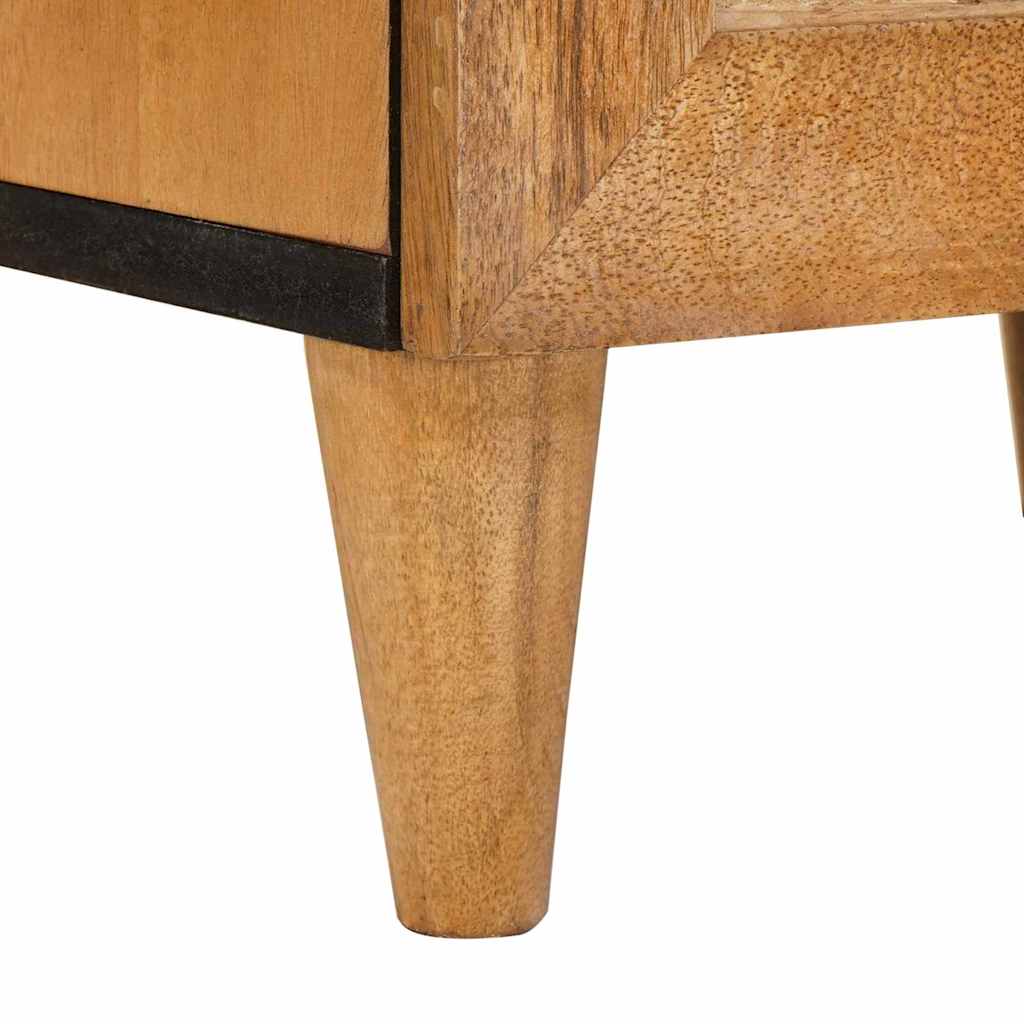 Nachttisch Hellbraun 40 x 33 x 46 cm Holzwerkstoff