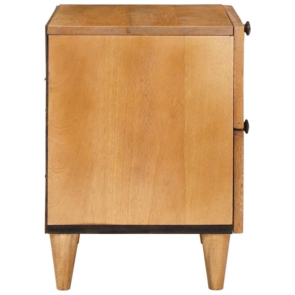 Nachttisch Hellbraun 40 x 33 x 46 cm Holzwerkstoff
