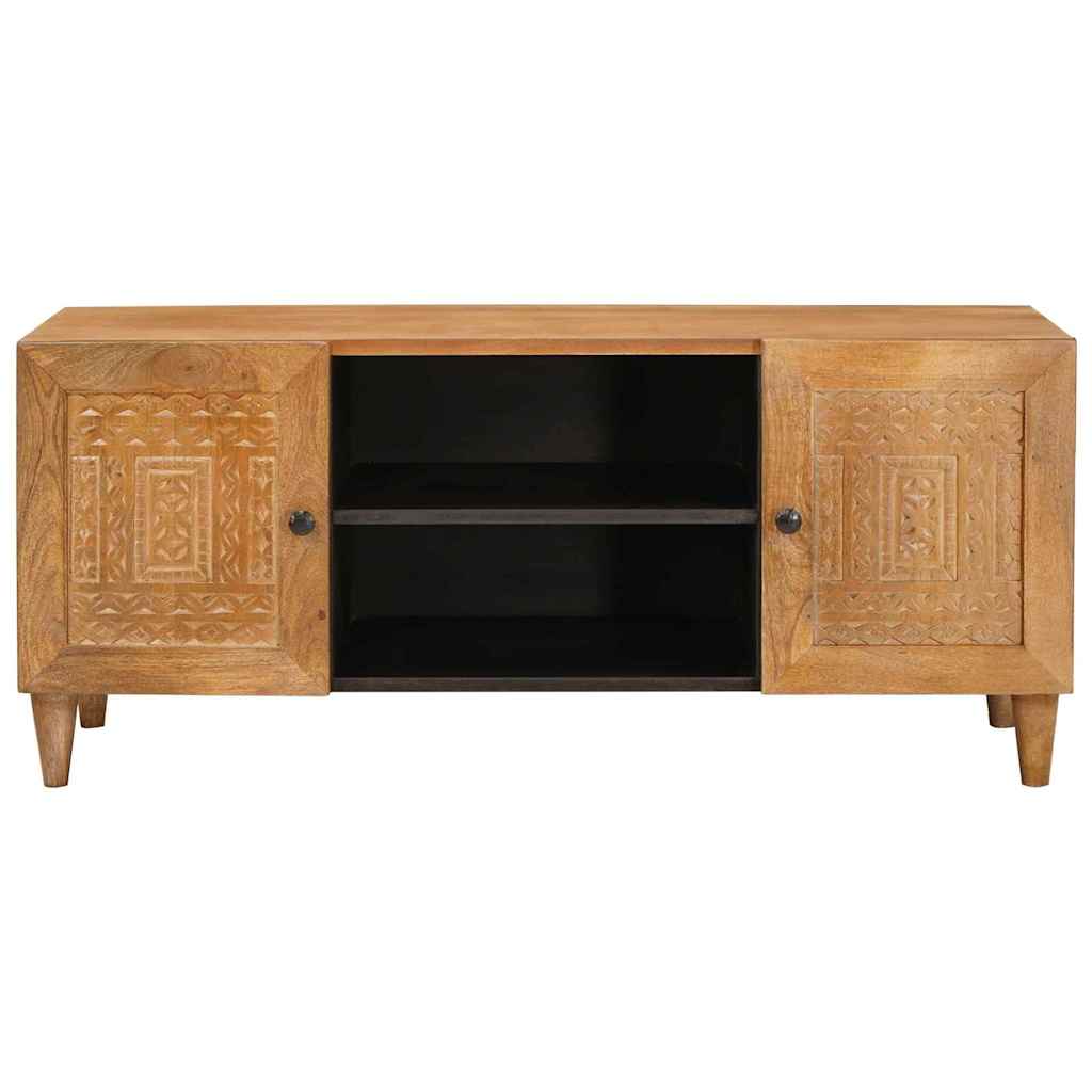 TV-Einheiten Hellbraun 105 x 33 x 46 cm Massivholz Mango