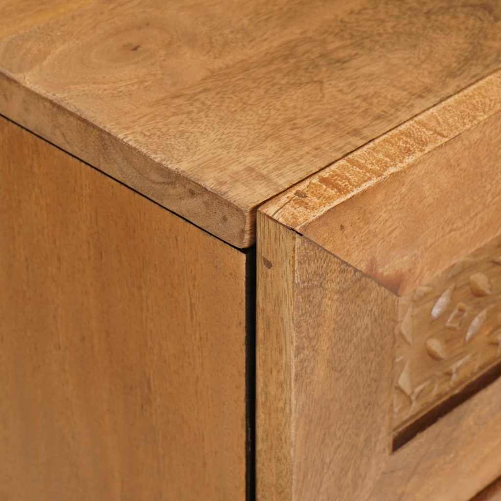 Nachttisch Hellbraun 50 x 33 x 60 cm Holzwerkstoff
