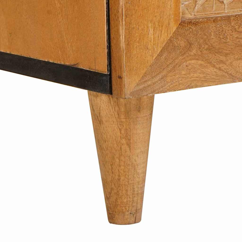 Nachttisch Hellbraun 50 x 33 x 62 cm Holzwerkstoff