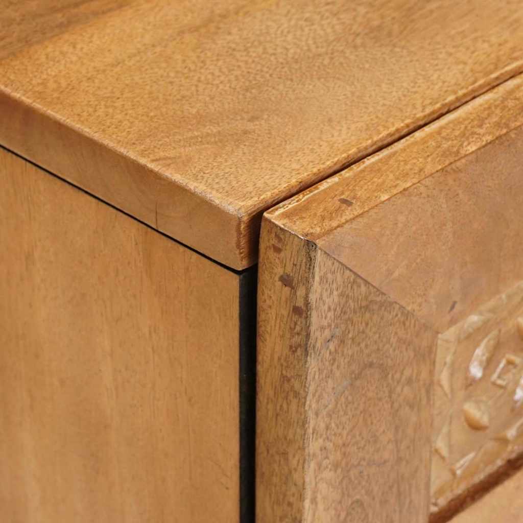 Nachttisch Hellbraun 50 x 33 x 60 cm Holzwerkstoff