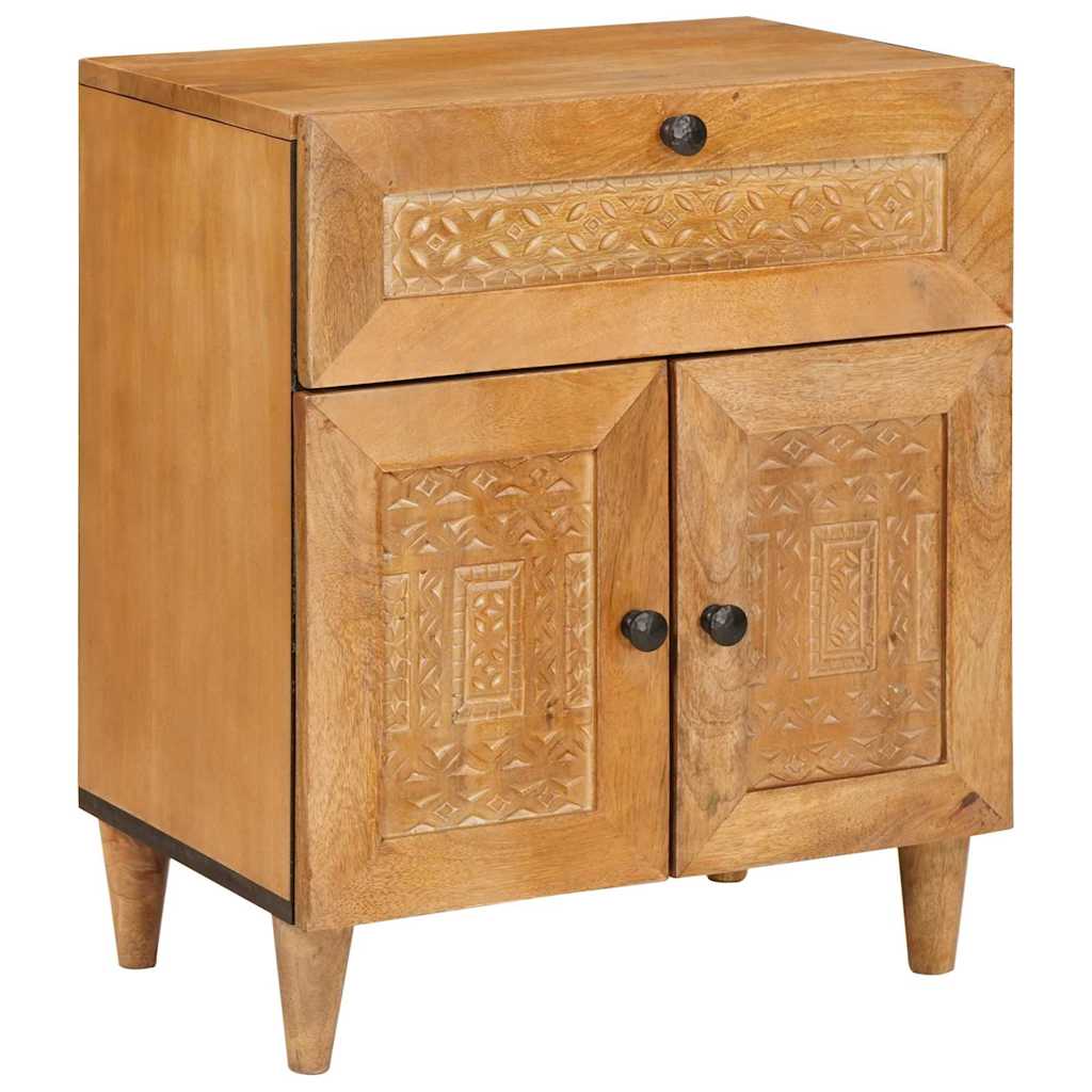 Nachttisch Hellbraun 50 x 33 x 60 cm Holzwerkstoff