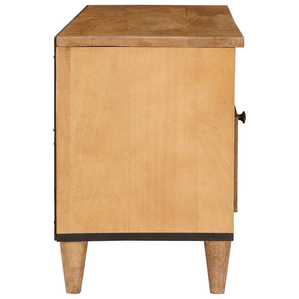 TV-Schränk mit Schubladen 100 x 33 x 46 cm Massivholz Mango