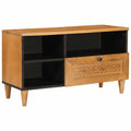 TV-Schränk mit Schubladen 80 x 33 x 46 cm Massivholz Mango