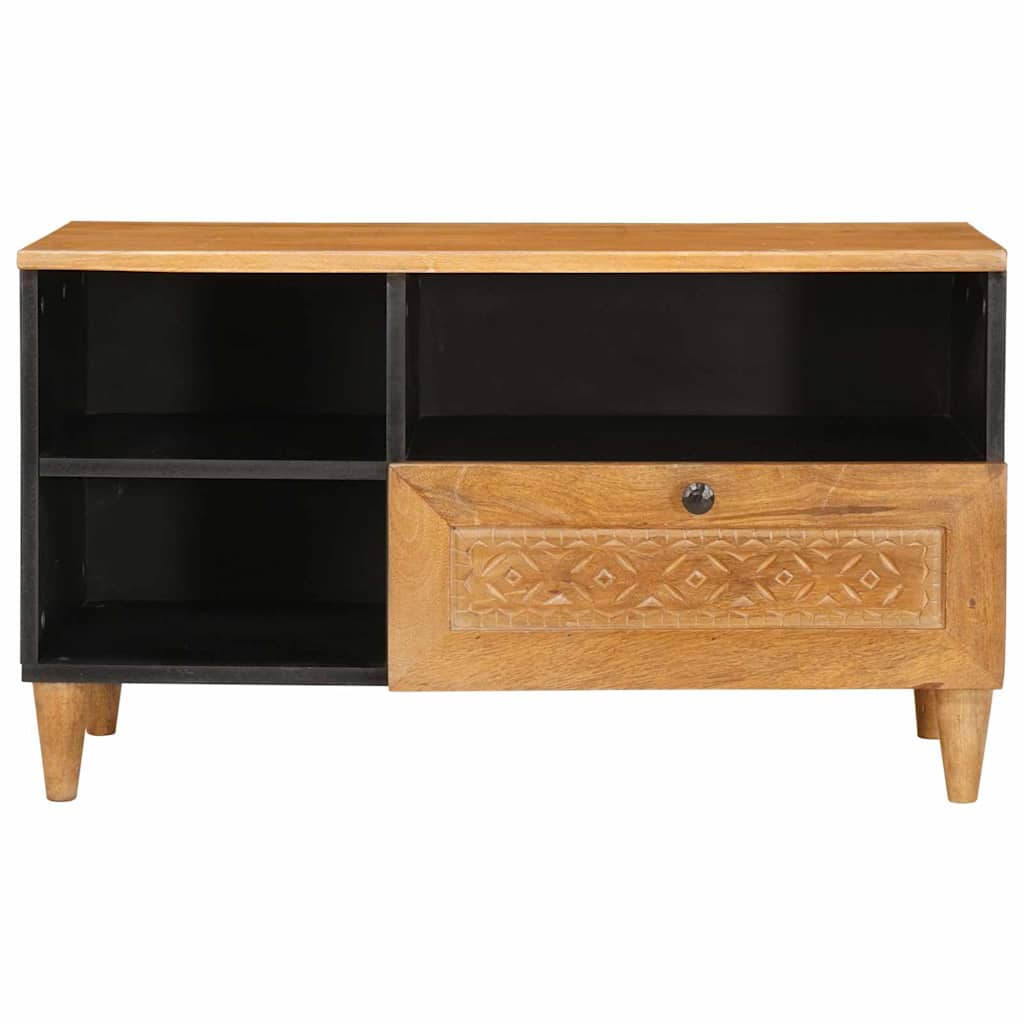 TV-Schränk mit Schubladen 80 x 33 x 46 cm Massivholz Mango