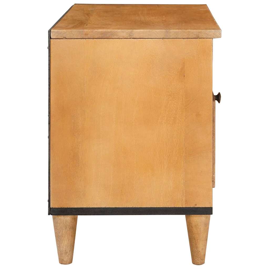 TV-Schränk mit Schubladen 80 x 33 x 46 cm Massivholz Mango