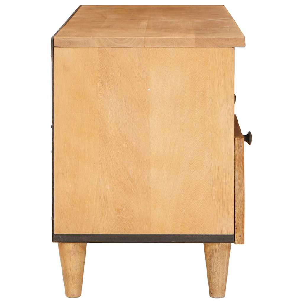 TV-Schränk mit Schubladen 100 x 33 x 46 cm Massivholz Mango