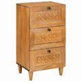 Sideboard mit Schubladen Hellbraun 33,5 x 40 x 75 cm