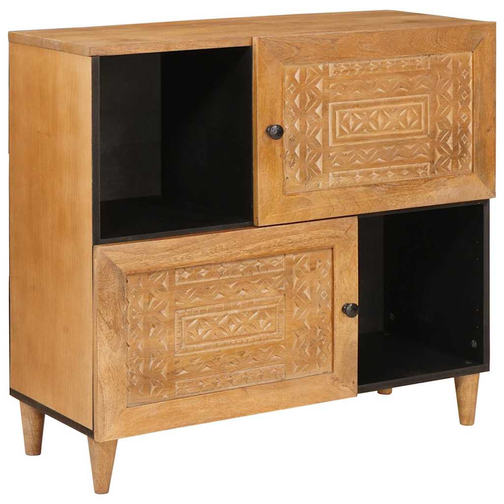 Sideboard 80 x 33 x 75 cm Massivholz Mango