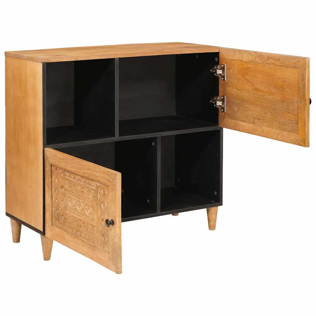 Sideboard 80 x 33 x 75 cm Massivholz Mango