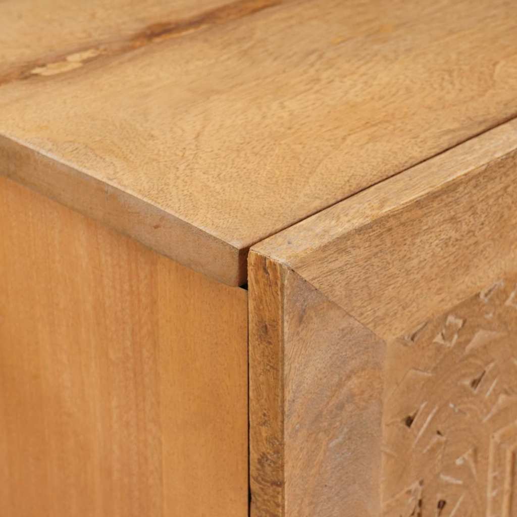 Sideboard 90 x 33 x 75 cm Massivholz Mango