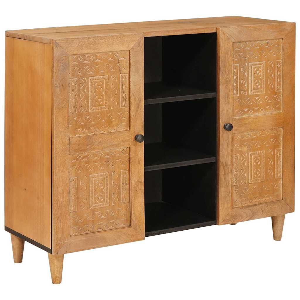 Sideboard 90 x 33 x 75 cm Massivholz Mango