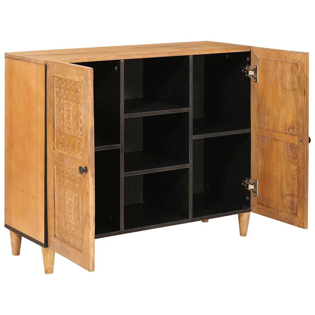 Sideboard 90 x 33 x 75 cm Massivholz Mango