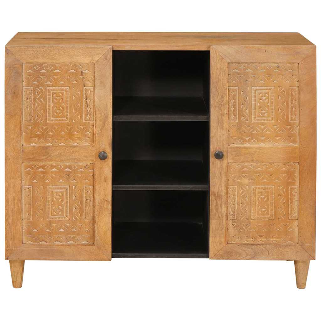 Sideboard 90 x 33 x 75 cm Massivholz Mango