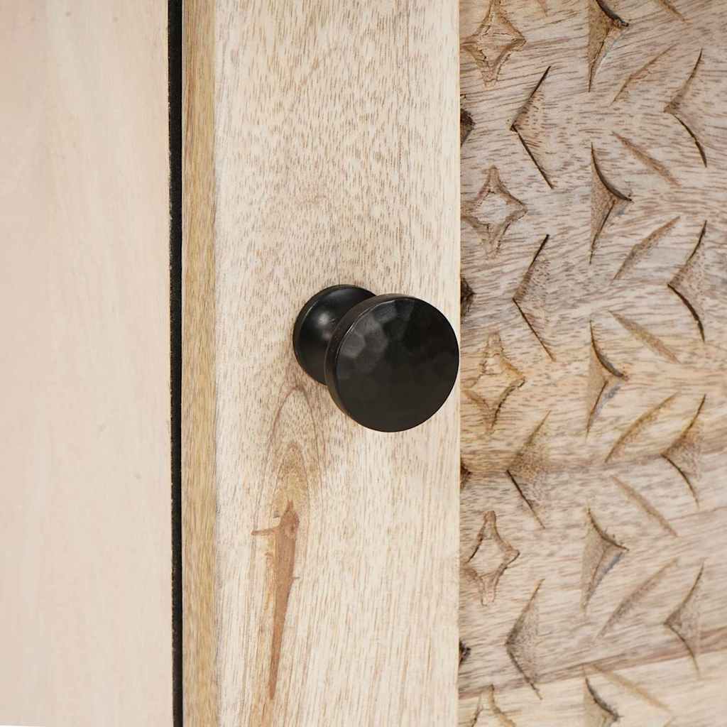 Nachttisch Weiß 80 x 50 x 40 cm Holzwerkstoff