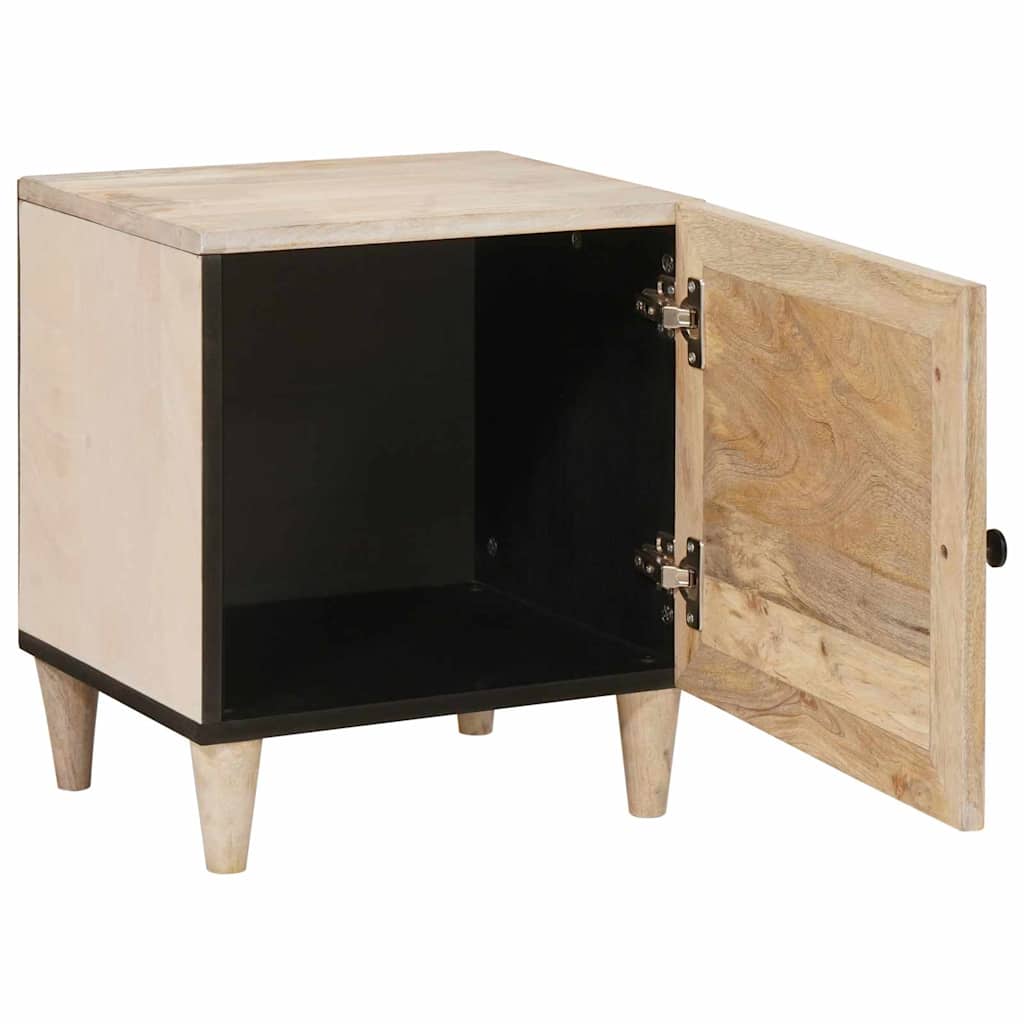 Nachttisch Weiß 80 x 50 x 40 cm Holzwerkstoff