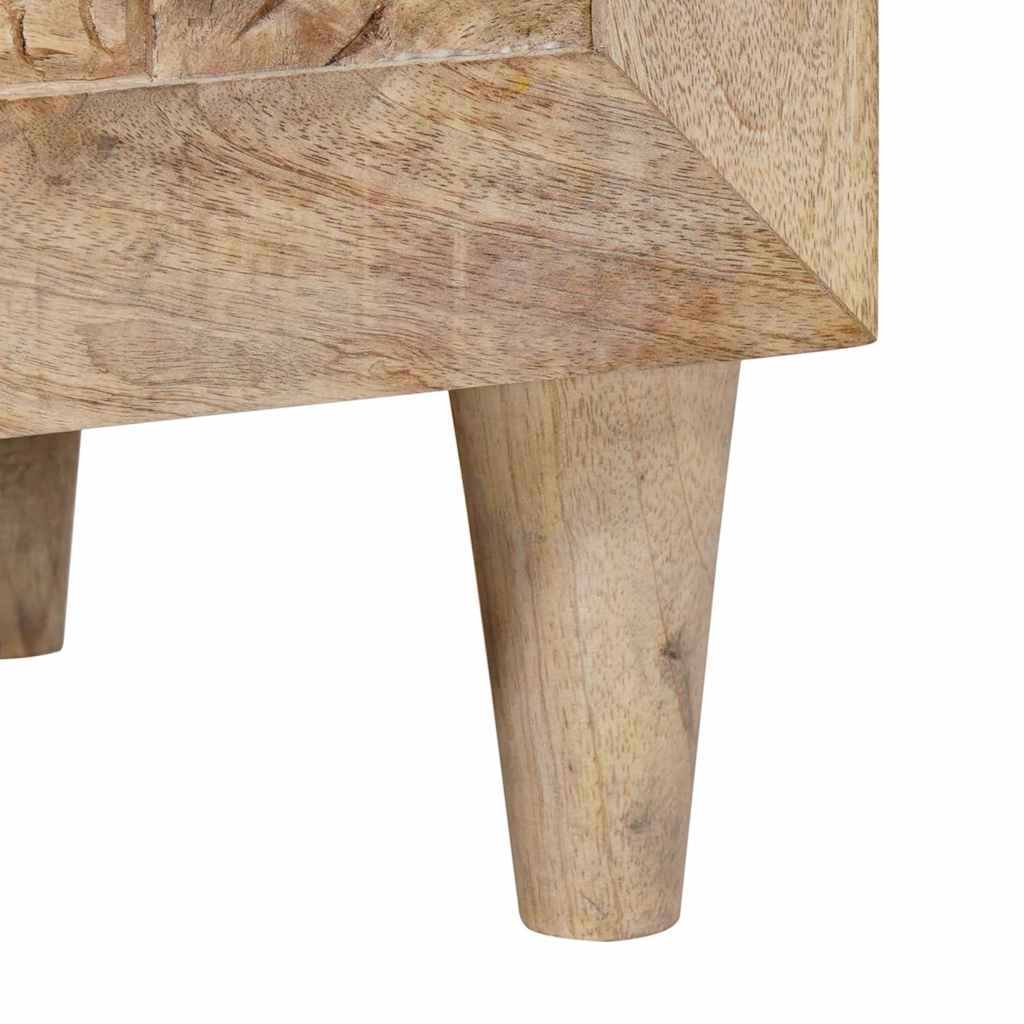 Nachttisch 2 pcs Weiß 80 x 50 x 40 cm Holzwerkstoff