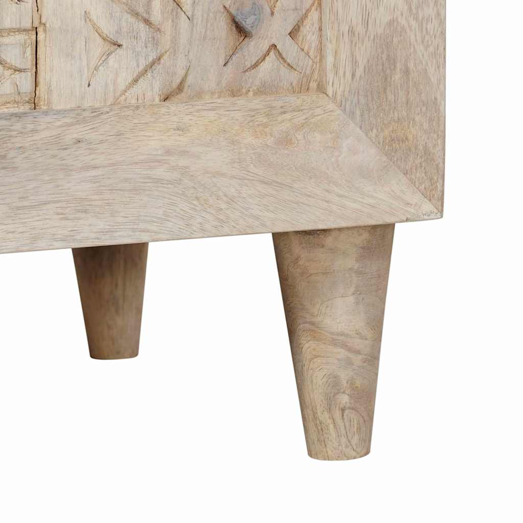 Nachttisch Weiß 50 x 33 x 60 cm Holzwerkstoff