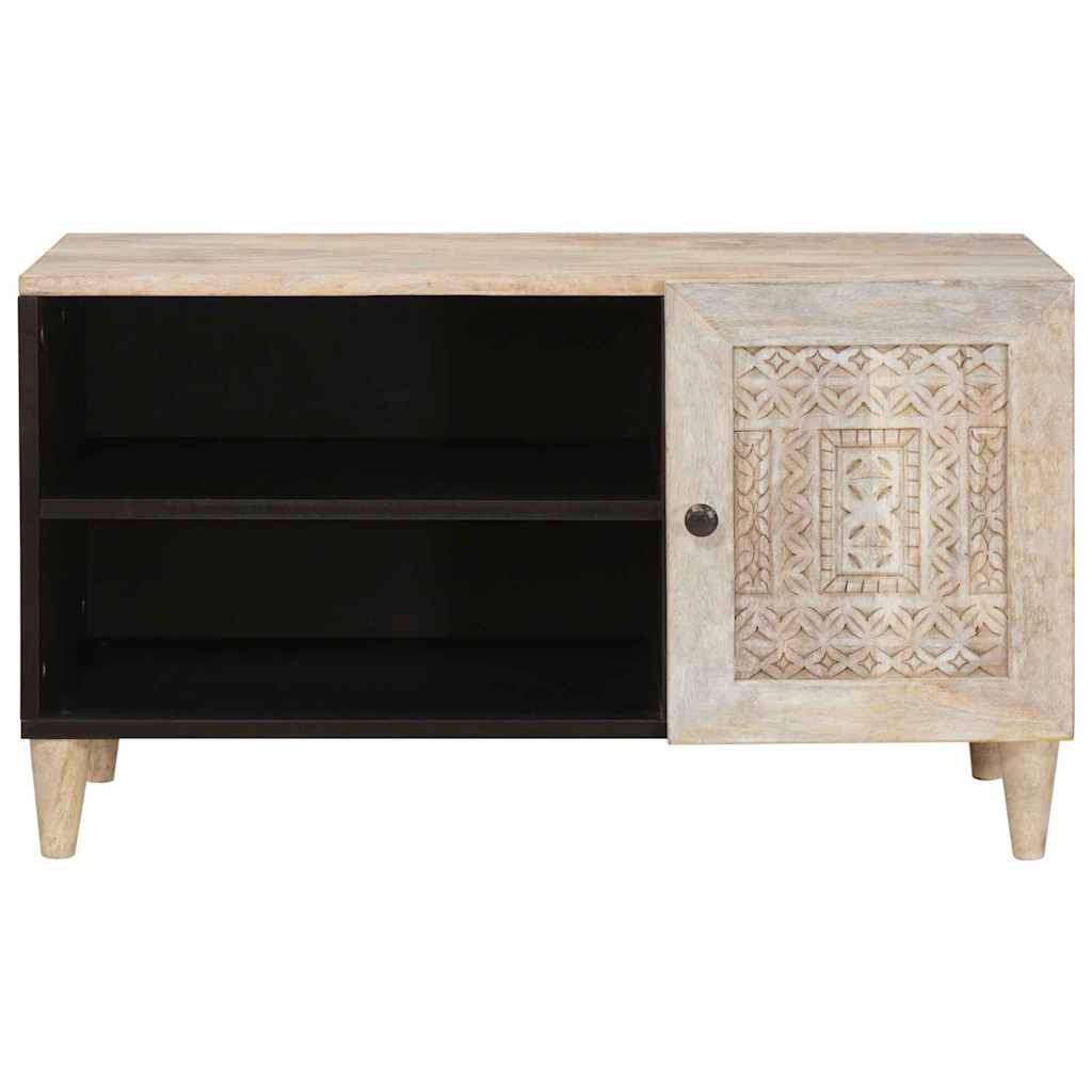TV-Einheiten mit Regal Weiß 80 x 33 x 46 cm Holzwerkstoff