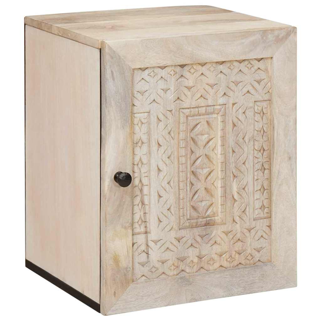 Badezimmerschrank mit Tür Weiß 38 x 33 x 48 cm Holzwerkstoff