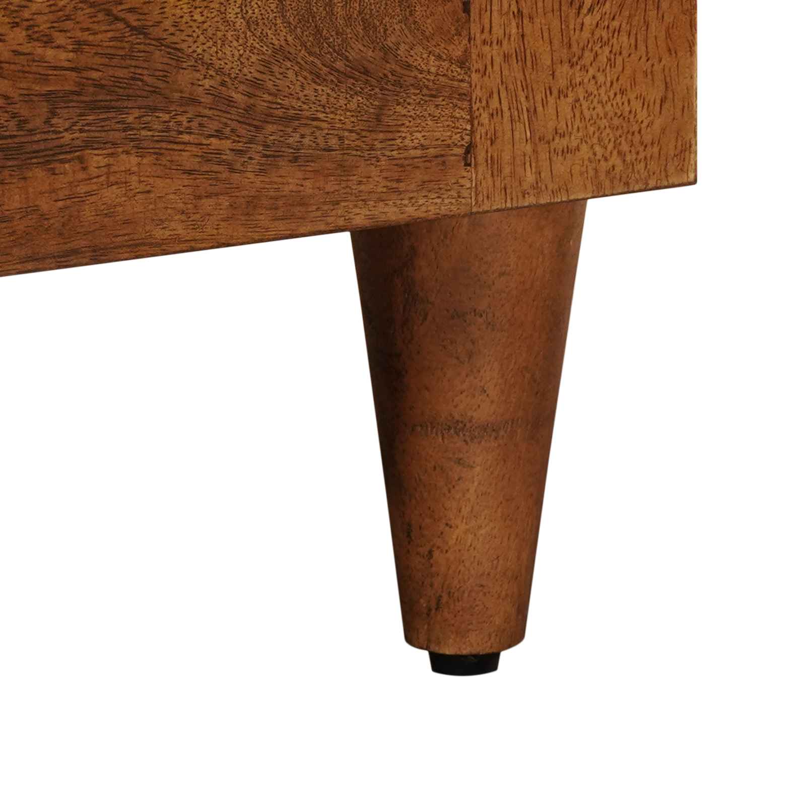 Nachttisch Braun 40 x 33 x 46 cm Massivholz Mango