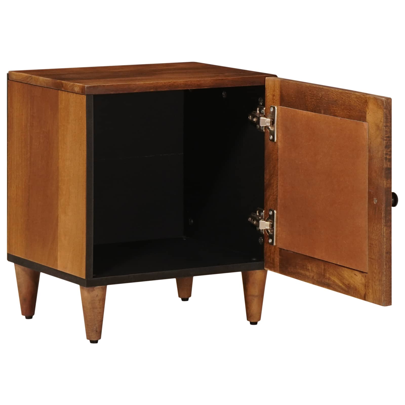 Nachttisch Braun 40 x 33 x 46 cm Massivholz Mango