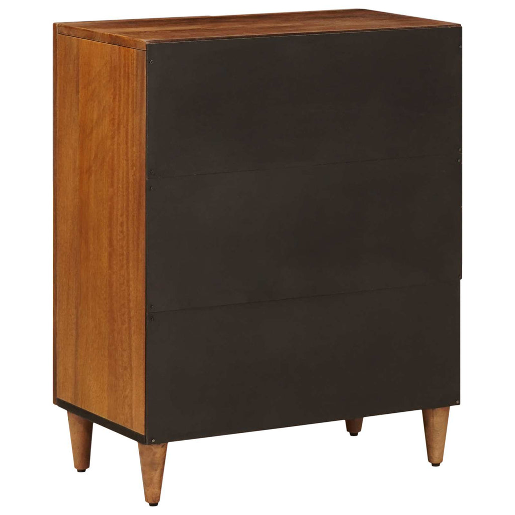 Sideboard Walnuss 60 x 33 x 75 cm Massivholz Mango