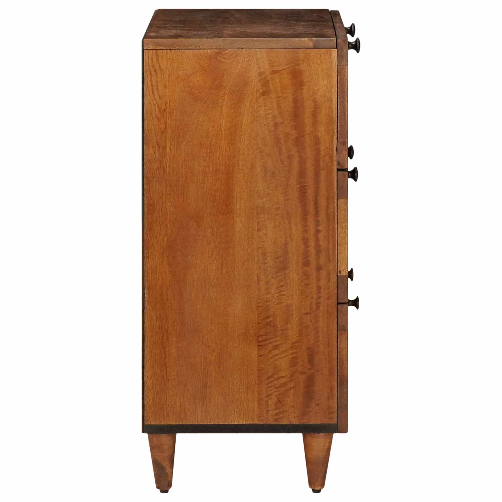 Sideboard Walnuss 60 x 33 x 75 cm Massivholz Mango