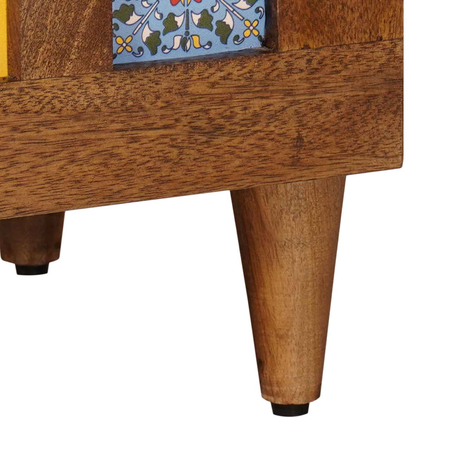 Nachttisch Braun 50 x 33 x 62 cm Massivholz Mango