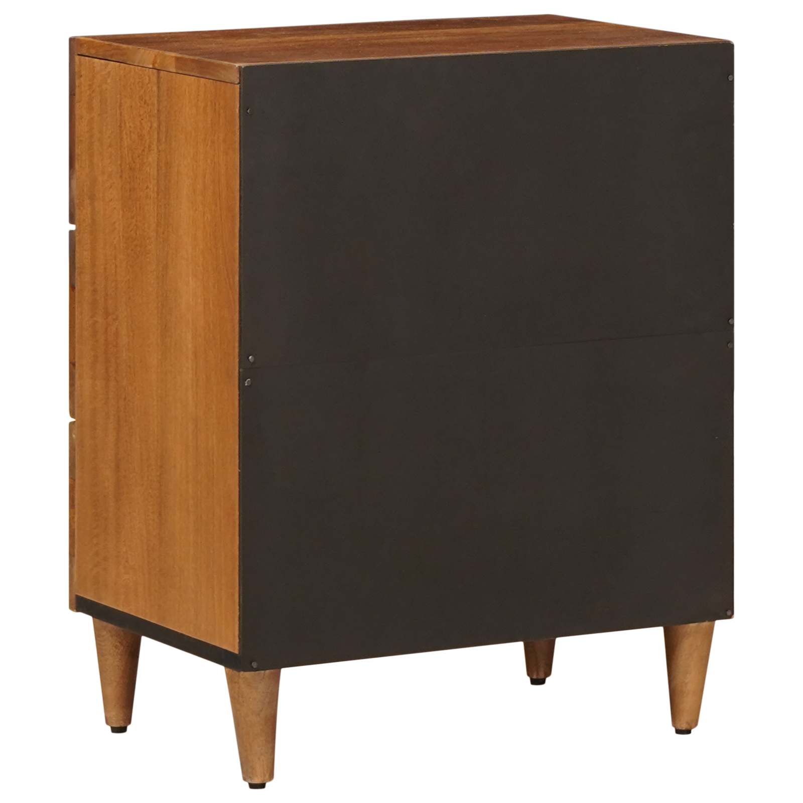 Nachttisch Braun 50 x 33 x 62 cm Massivholz Mango