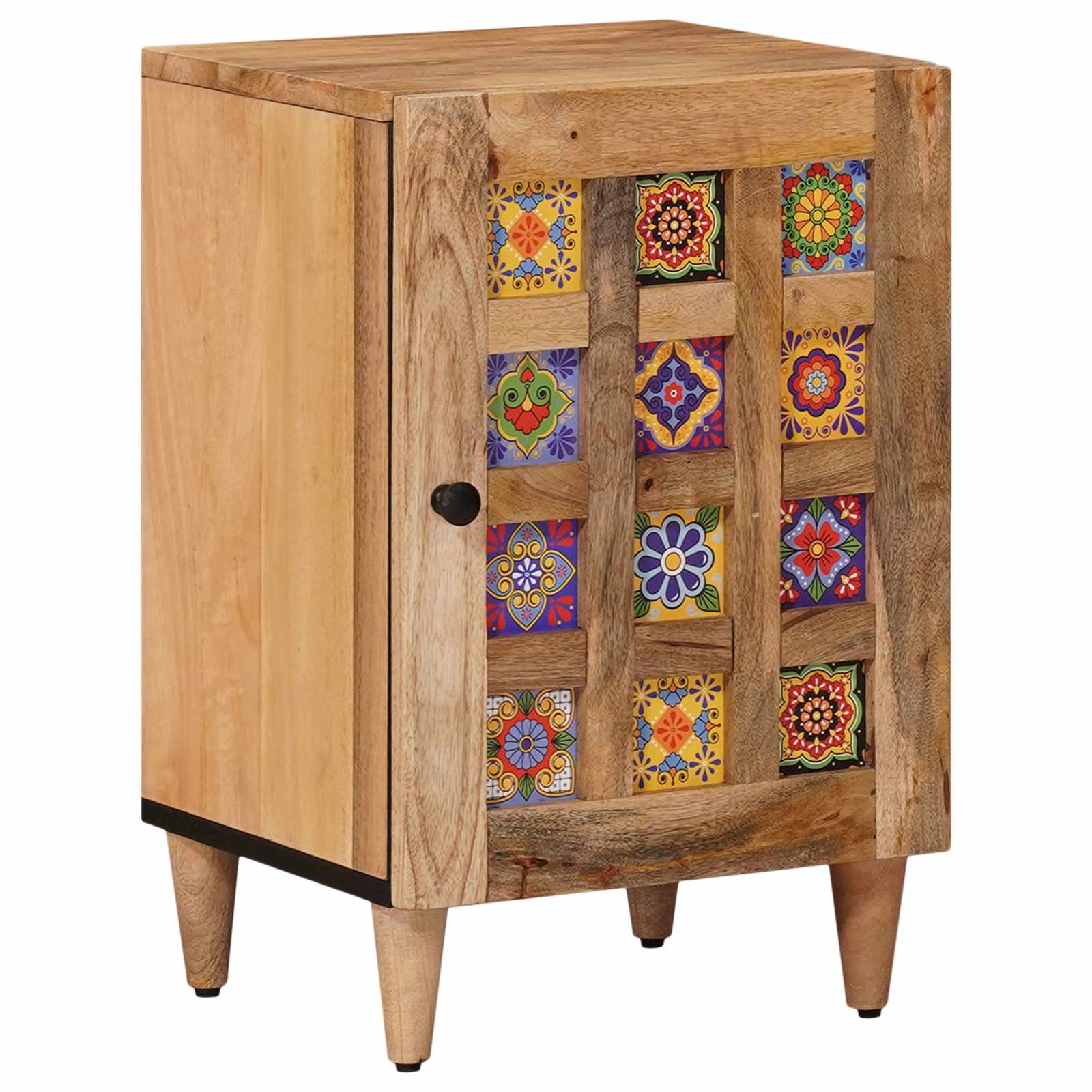 Badezimmerschrank Natur 38 x 33 x 58 cm Massivholz Mango