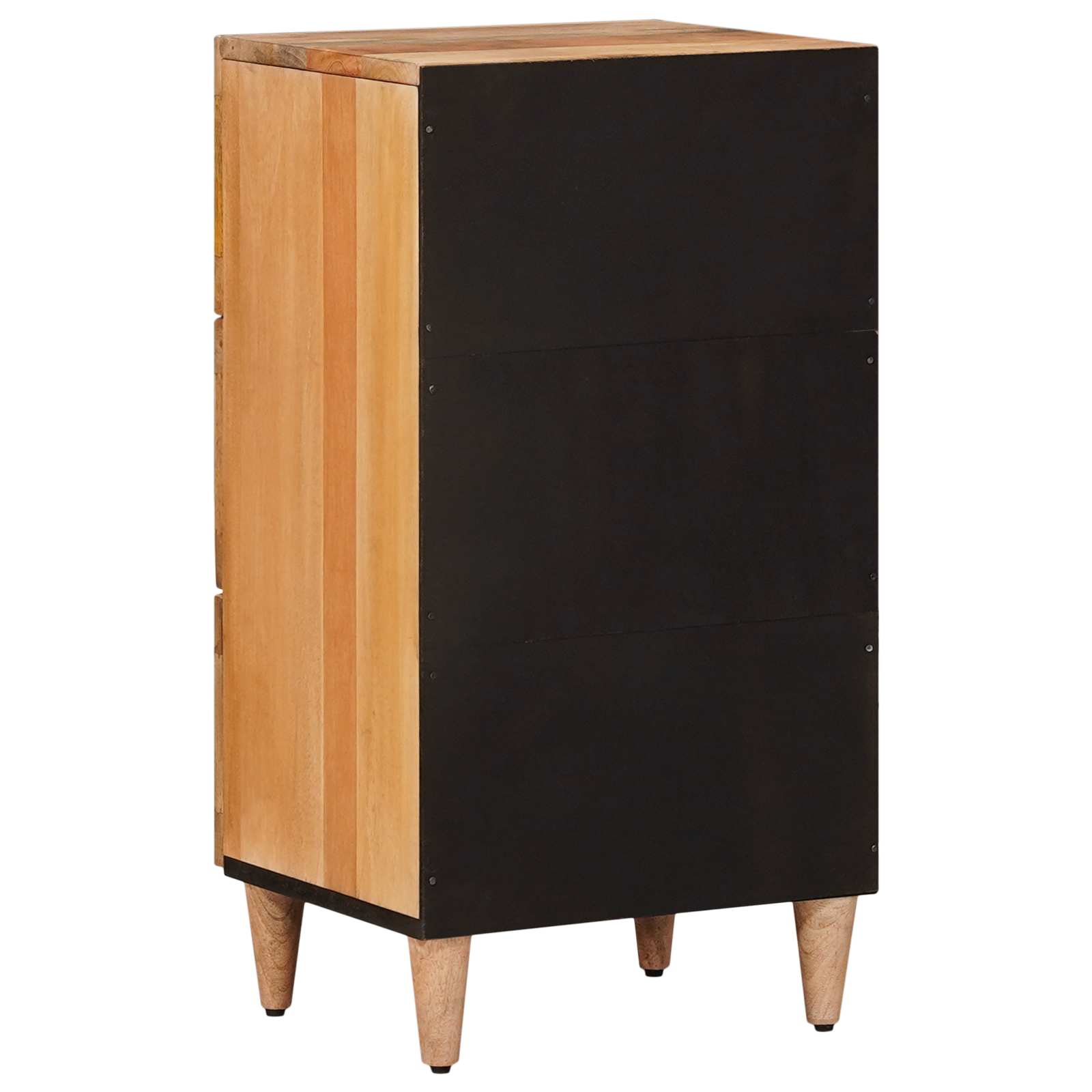 Sideboard mit Schubladen Natur 40 x 33 x 75 cm Massivholz Mango
