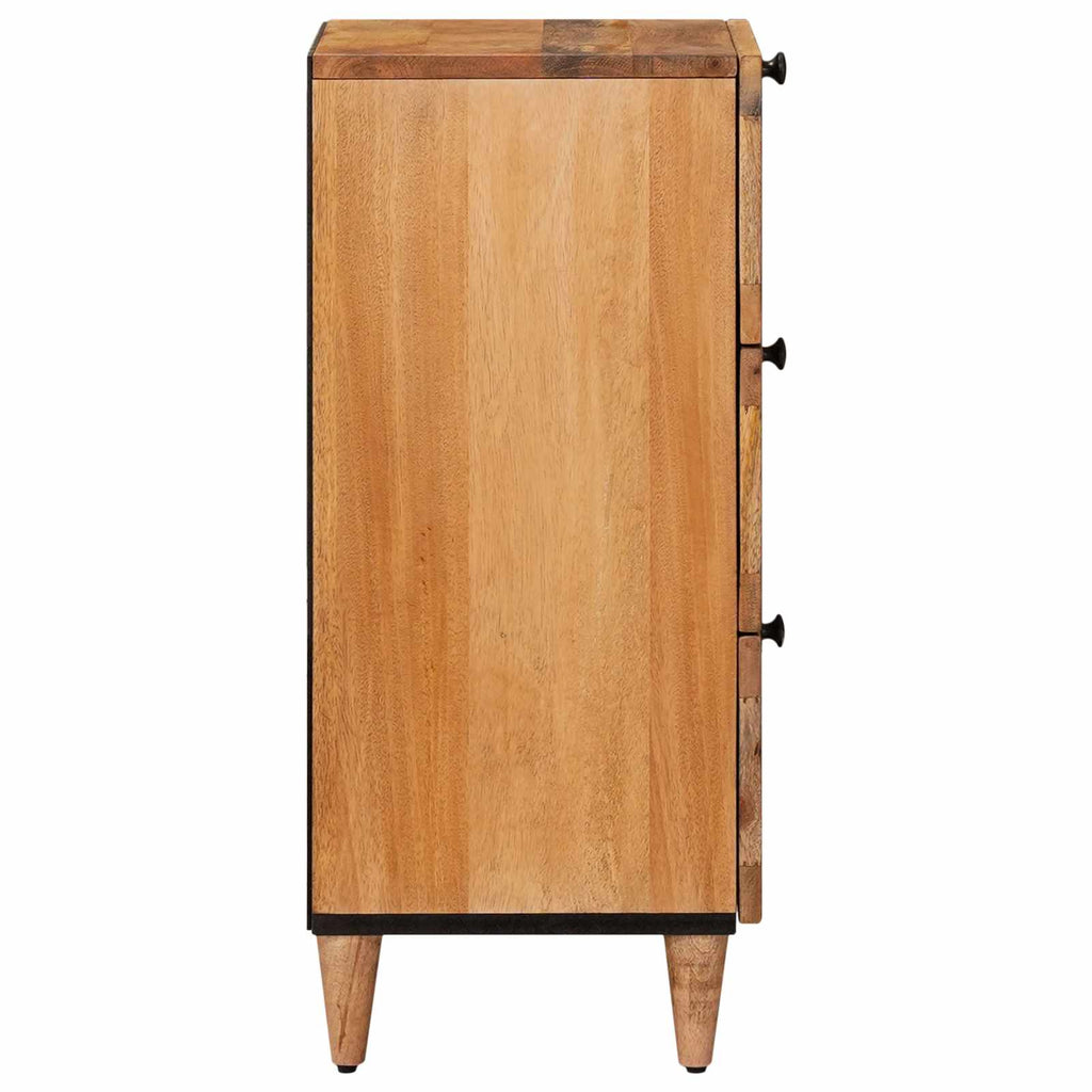 Sideboard mit Schubladen Natur 40 x 33 x 75 cm Massivholz Mango