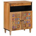 Sideboard mit Speicher Natur 60 x 33,5 x 75 cm Massivholz Mango