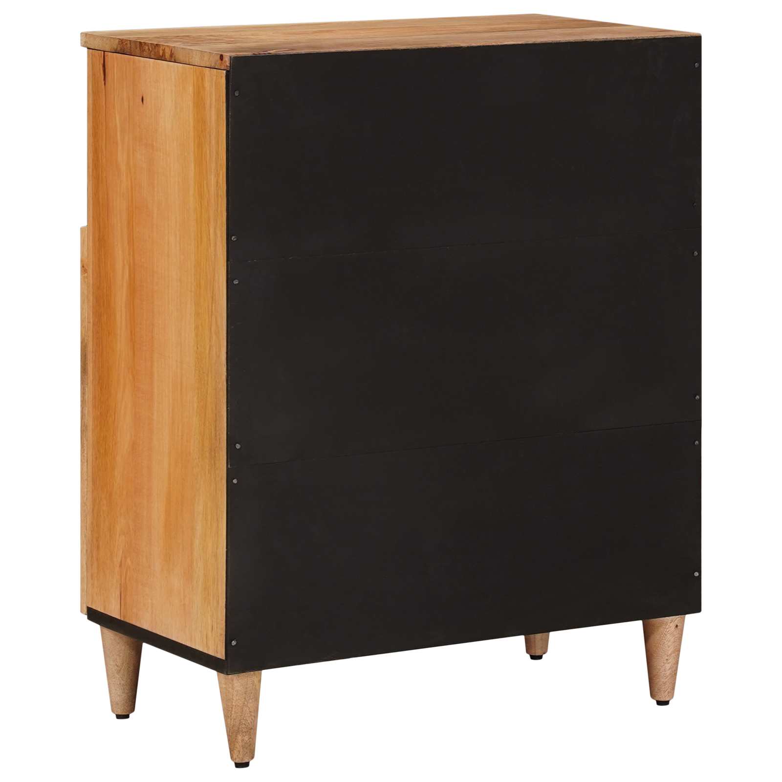Sideboard mit Speicher Natur 60 x 33,5 x 75 cm Massivholz Mango