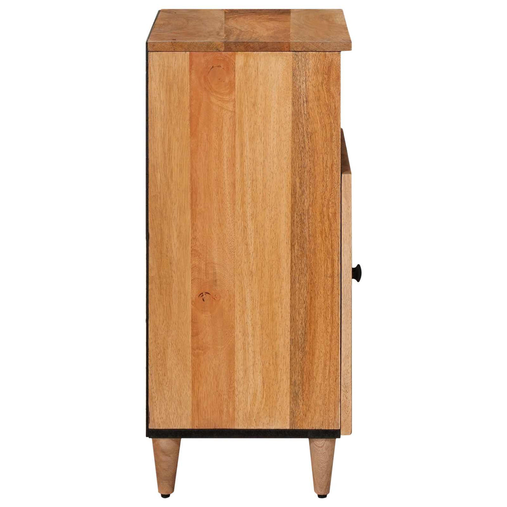 Sideboard mit Speicher Natur 60 x 33,5 x 75 cm Massivholz Mango