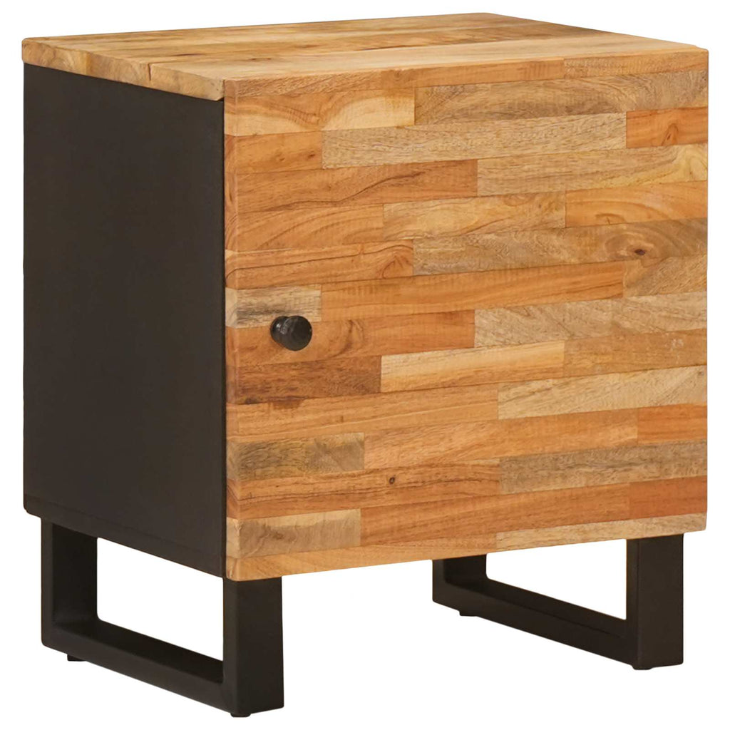 Nachttisch Braun 40 x 33 x 46 cm Massivholz Mango